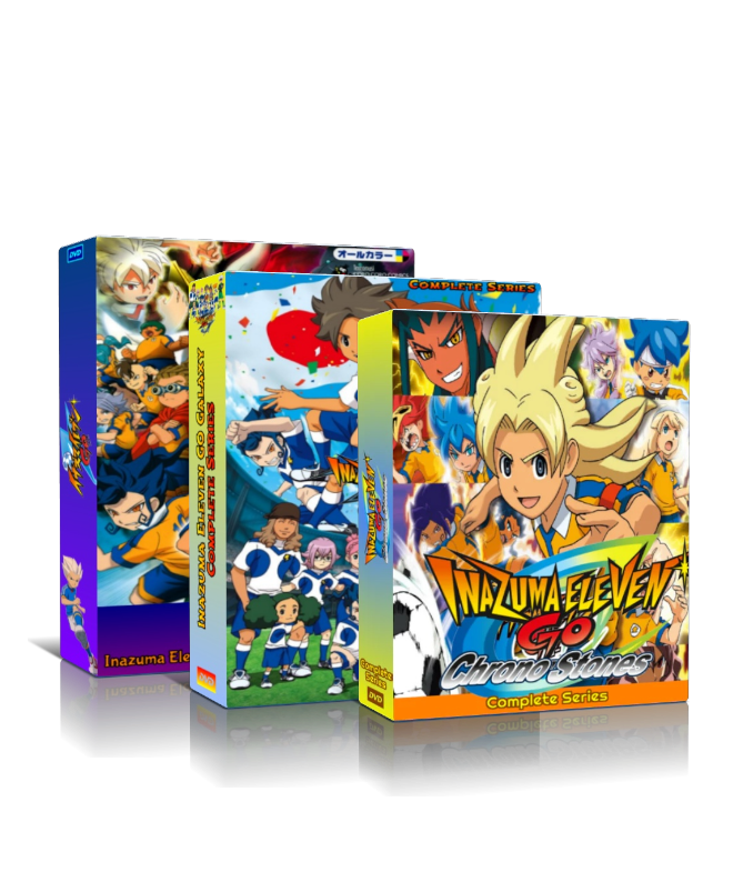砂　アニメDVDセット その1 Inazuma Eleven GO Complete Seasons 1,2,3 DVD Set – RetroAnimation