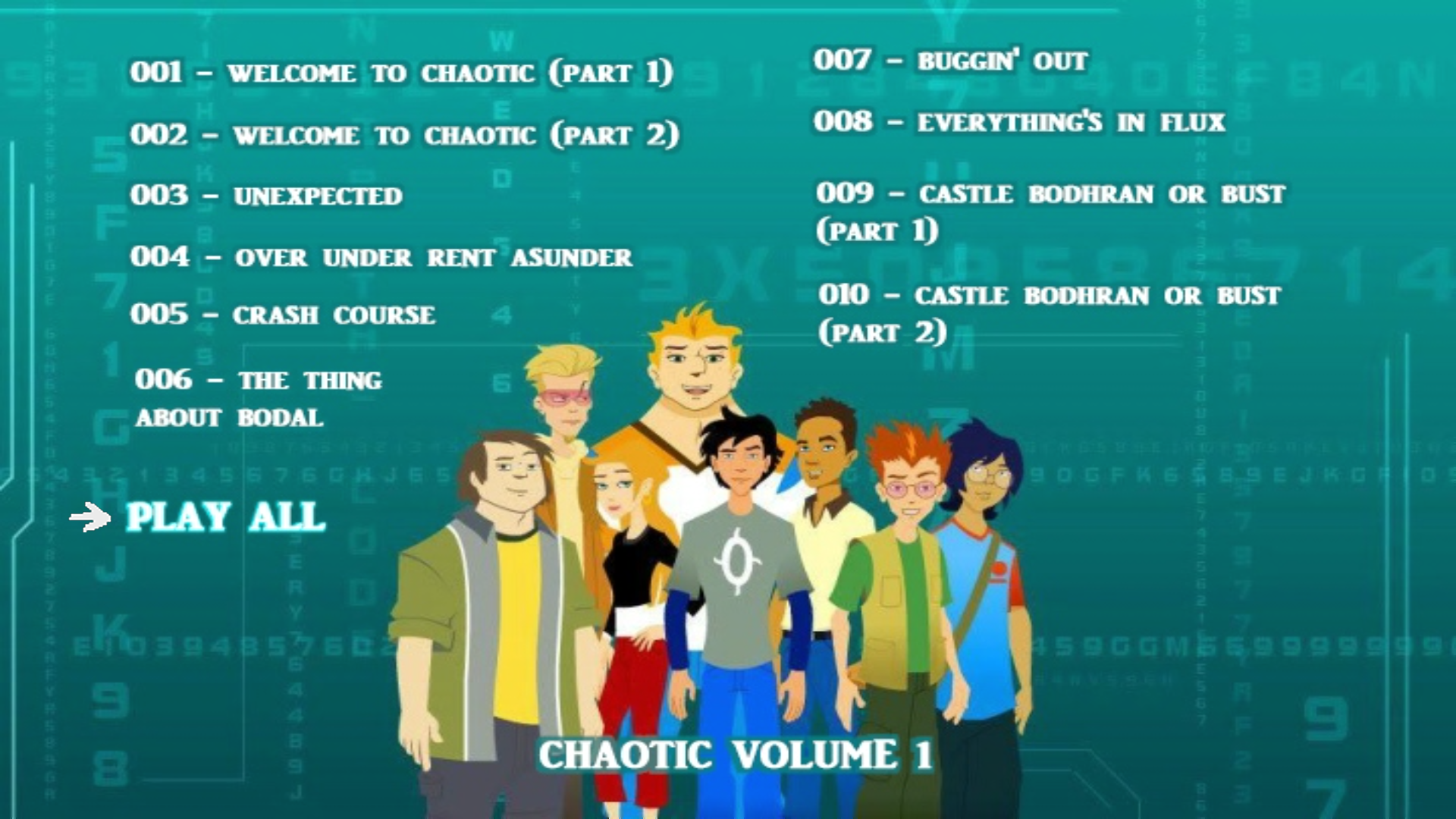 Chaotic Complete Animated Series DVD - RetroAnimation 