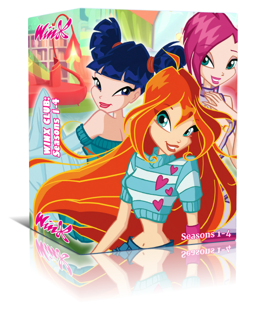 Winx Club Complete Series 1,2,3,4 DVD Box - RetroAnimation 