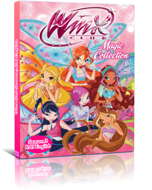 Winx Club Сезони 3 и 4 RAI английски DVD комплект