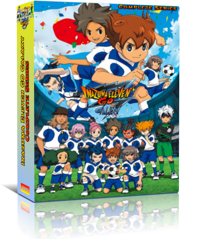 Inazuma Eleven GO Galaxy Пълен DVD комплект