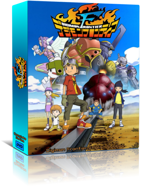 Digimon Frontier DVD комплект с английски субсидии