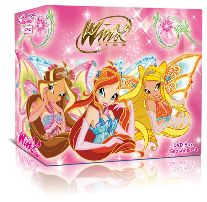 Winx Club Complete Series 1,2,3,4 DVD Box