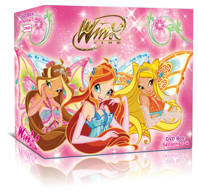 Winx Club Complete Seasons 1,2,3,4 DVD Box - RetroAnimation 