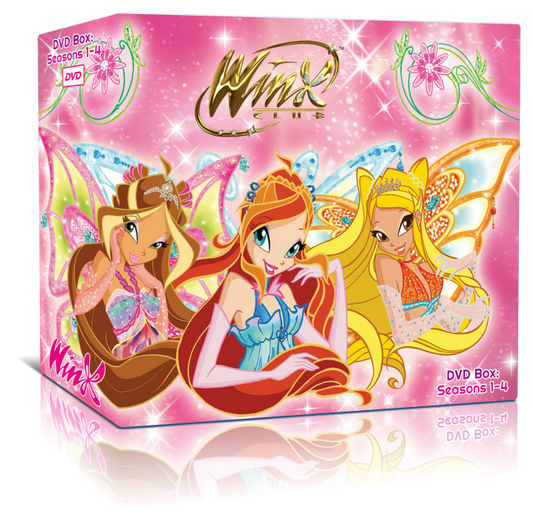 Winx Club Complete Seasons 1,2,3,4 DVD Box