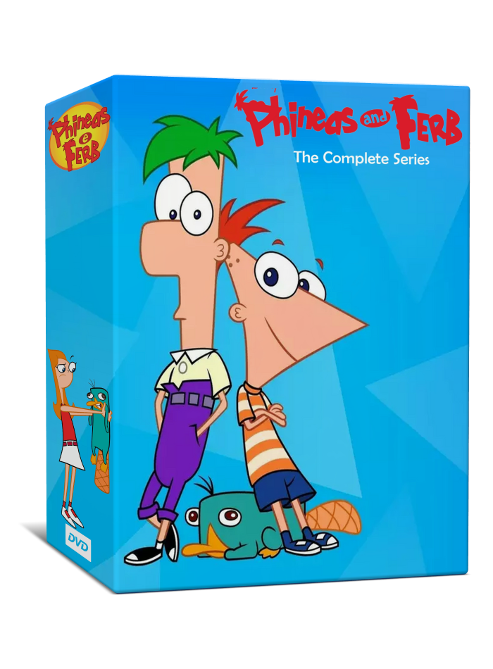 Phineas and Ferb Complete Seasons 1,2,3,4 DVD - RetroAnimation 