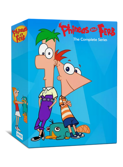 Phineas and Ferb Complete Seasons 1,2,3,4 DVD - RetroAnimation 
