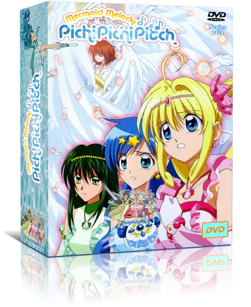 Mermaid Melody Pichi Pichi Pitch & Pure Complete Series DVD+2MP3 - RetroAnimation 