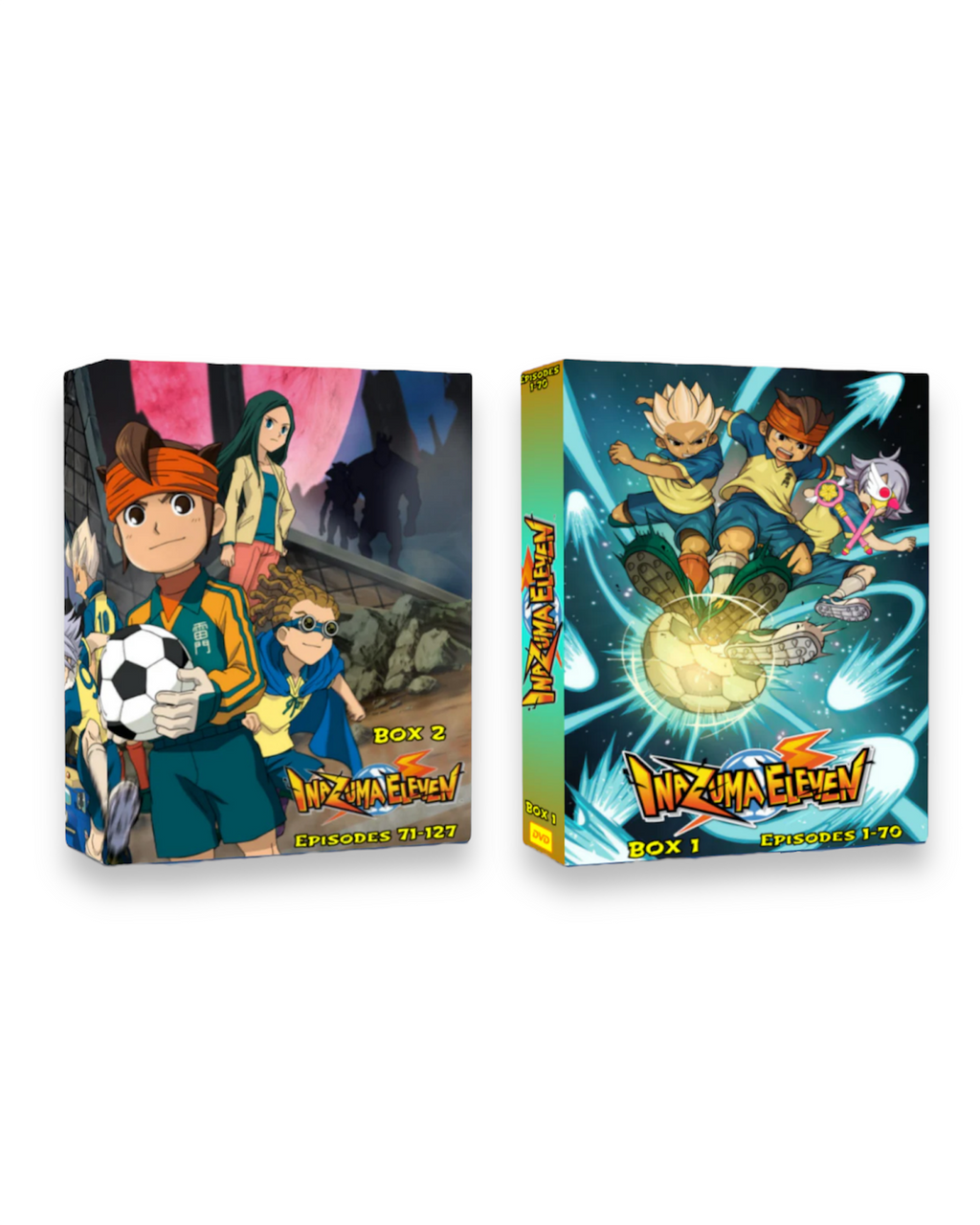 Inazuma Eleven The Complete Series Episodes 1-127 DVD Set - RetroAnimation 