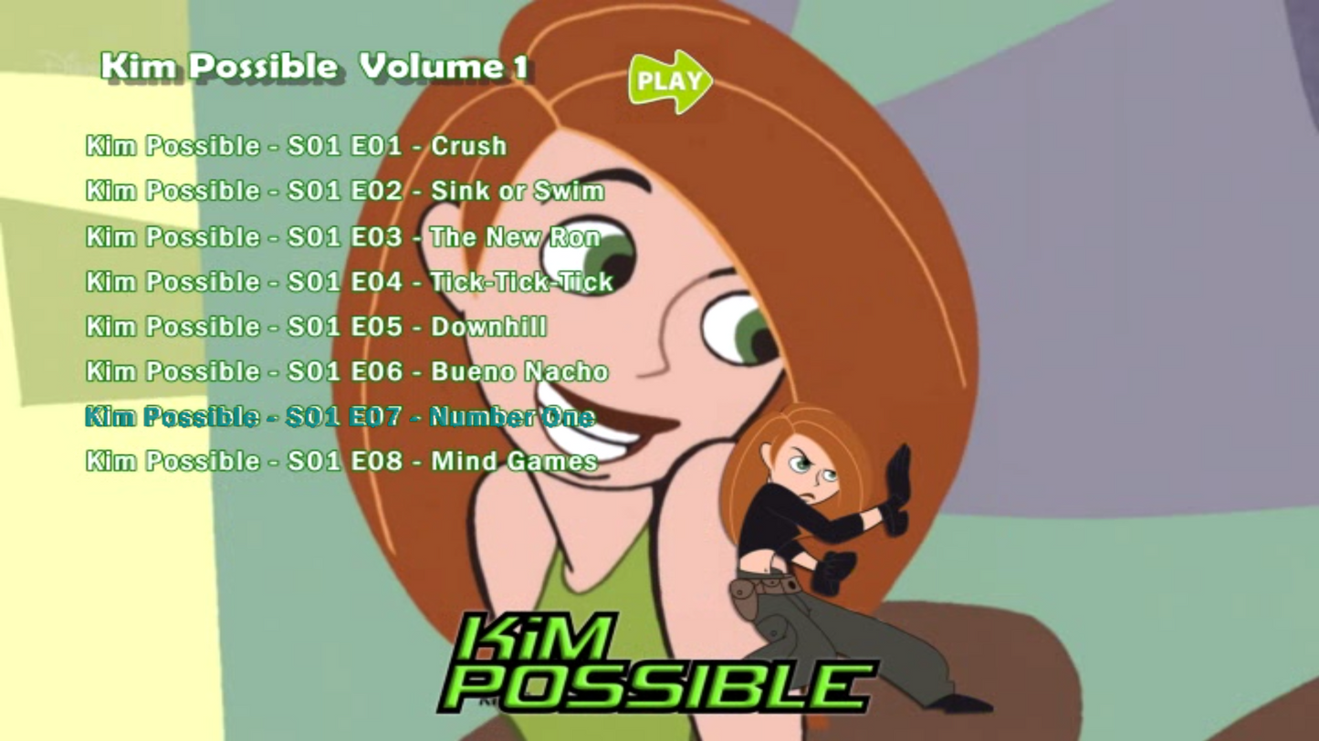 Kim Possible The Complete Series & Movies DVD