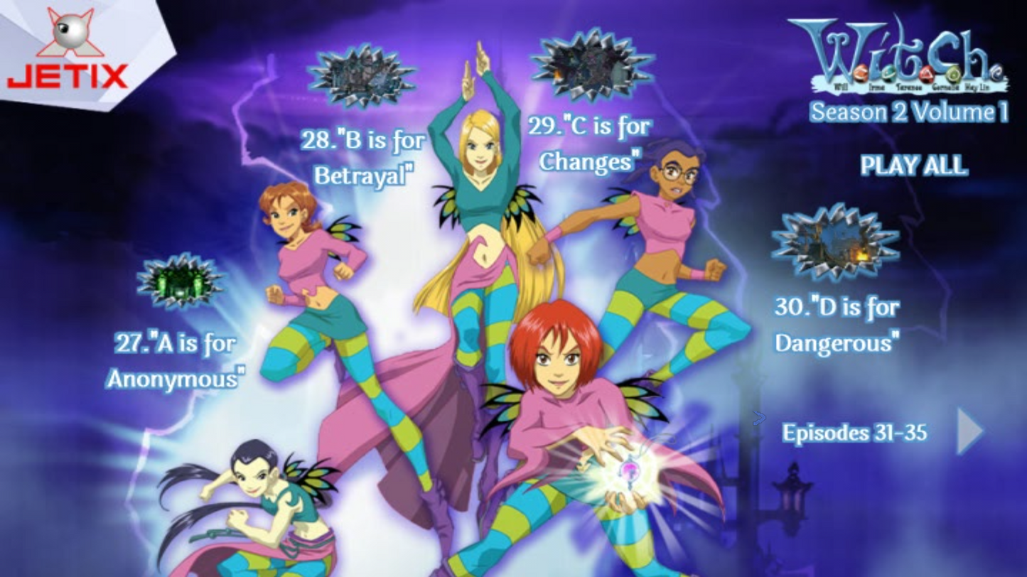 W.I.T.C.H. Animated Series Complete DVD Set