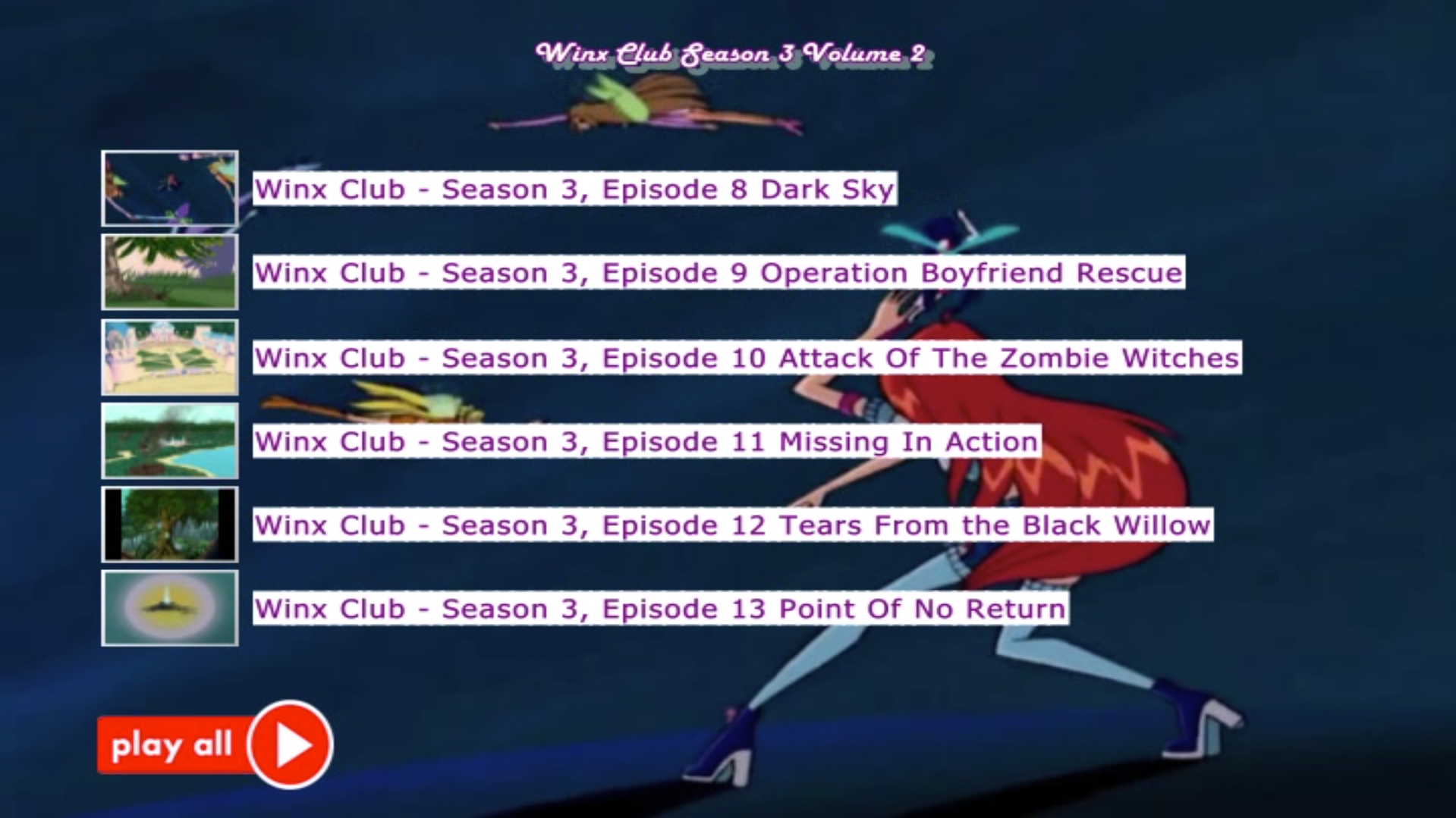 Winx Club Complete Series 1,2,3,4 DVD Box - RetroAnimation 