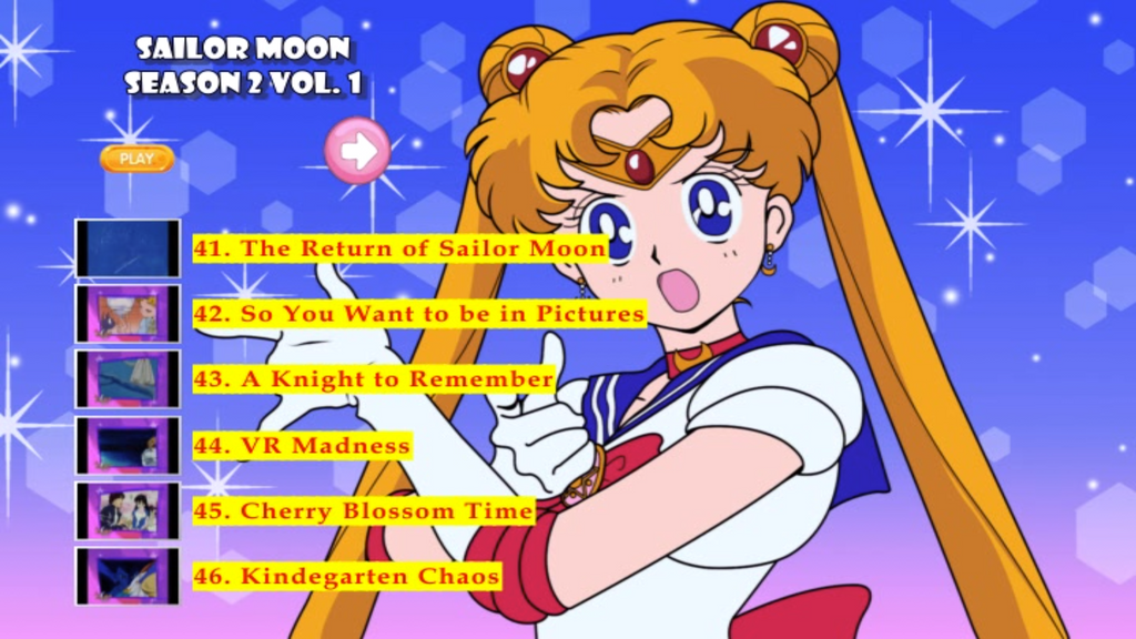 Sailor Moon Dic Dub Complete Seasons 1&2 DVD Set - RetroAnimation 