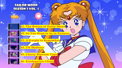 Sailor Moon Dic Dub Complete Seasons 1&2 DVD Set