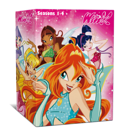 Winx Club Complete Series 1,2,3,4 DVD Box - RetroAnimation 