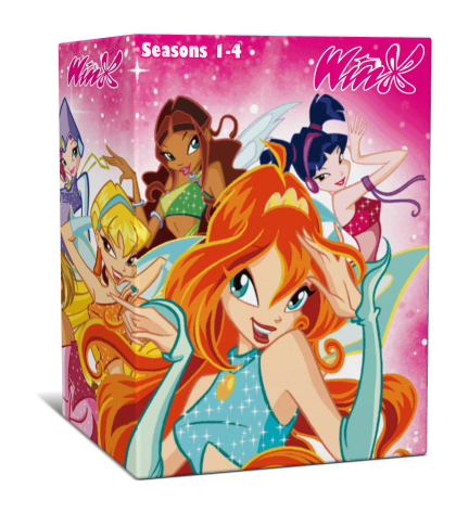 Winx Club Complete Series 1,2,3,4 DVD Box - RetroAnimation 