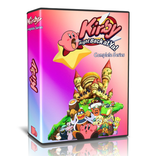 KIRBY RIGHT BACK AT YA! Complete English Dub Series DVD Set - RetroAnimation 