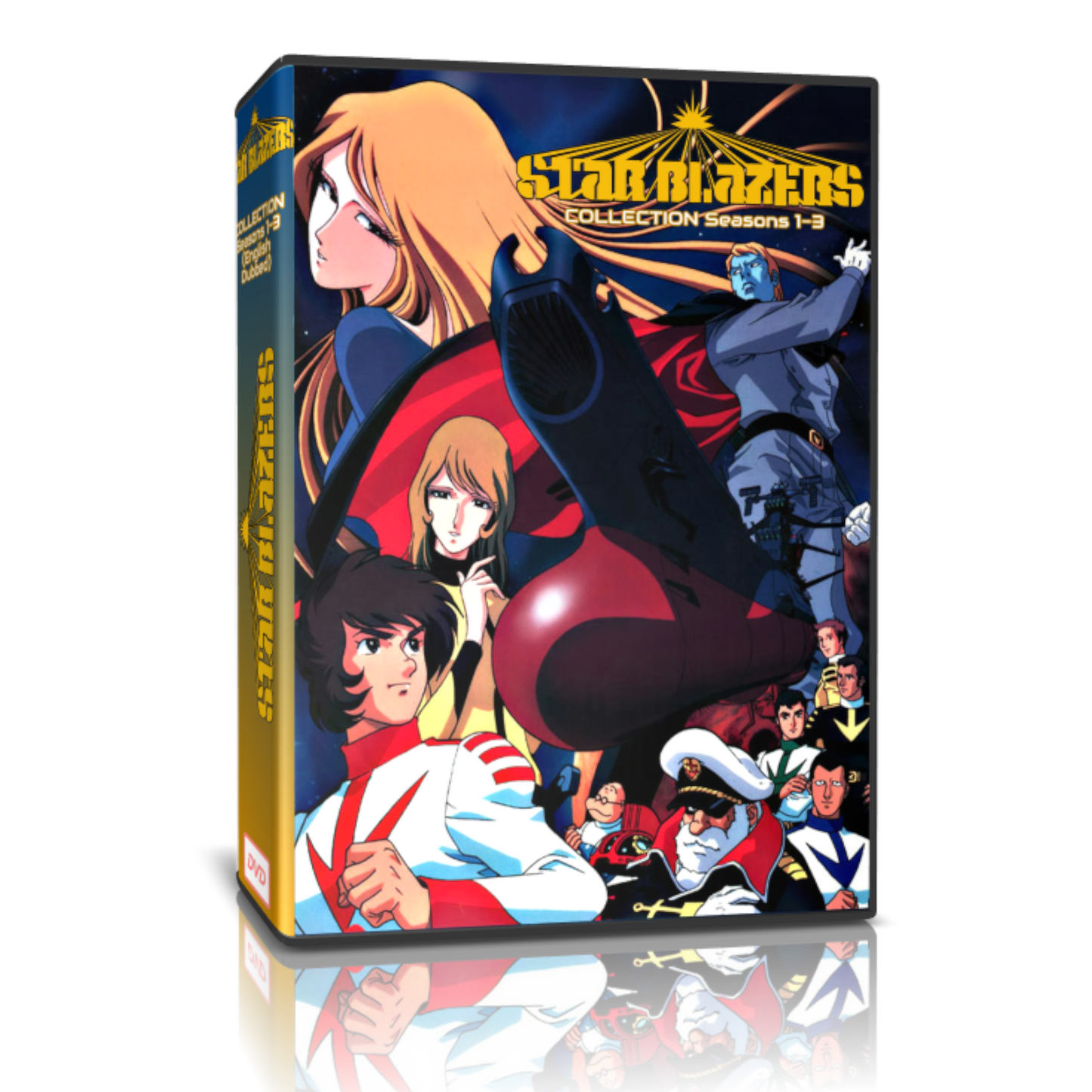 Star Blazers Seasons 1, 2, and 3 (Space Battleship Yamato) Complete English Dubbed DVD Set - RetroAnimation 